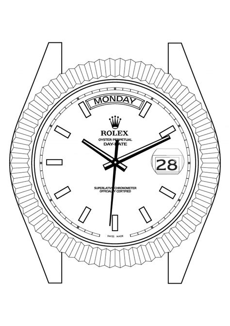 rolex drawing|Rolex watch clip art.